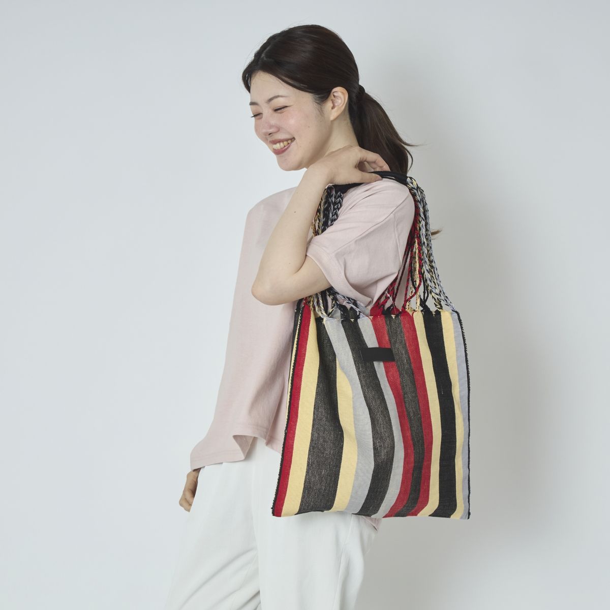 Moonbird/手織りのハンモックバッグ Lサイズ